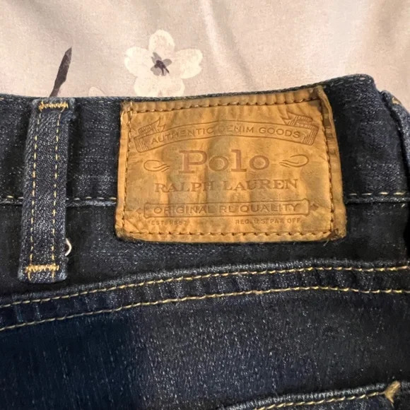 Jeans Only! Gently Used - POLO RALPH LAUREN Men Varick Slim Straight Jeans 38x34 - Picture 3 of 12